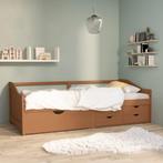 vidaXL Bedbank 3-zits met lades grenenhout honingbruin, Huis en Inrichting, Slaapkamer | Bedden, Verzenden, Nieuw
