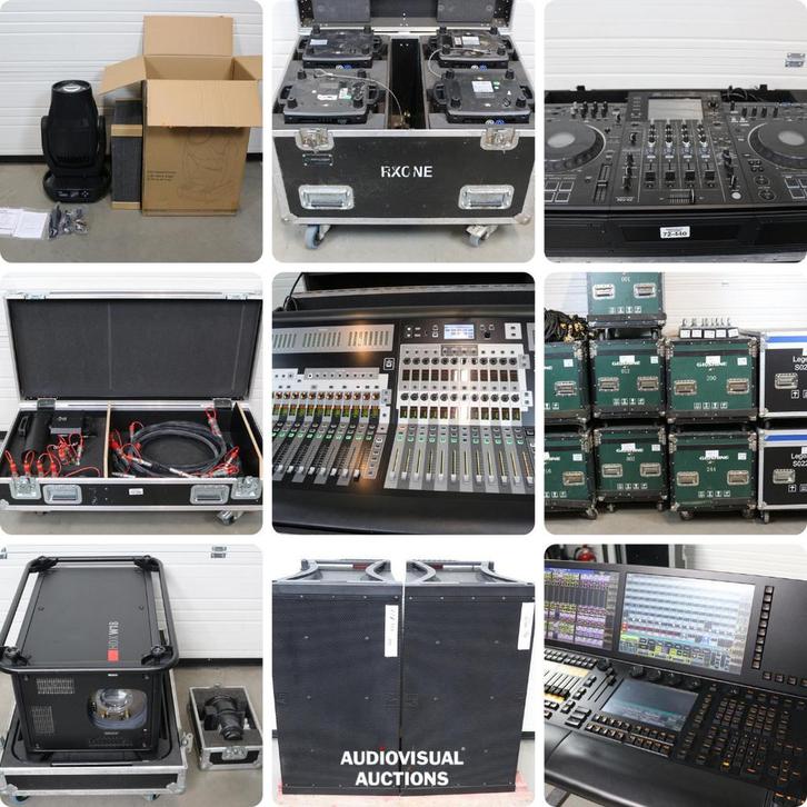 Audiovisual Auction sluit op Ma 22/09/2025 vanaf 19u, Audio, Tv en Foto, Luidsprekerboxen, Gebruikt, Ophalen