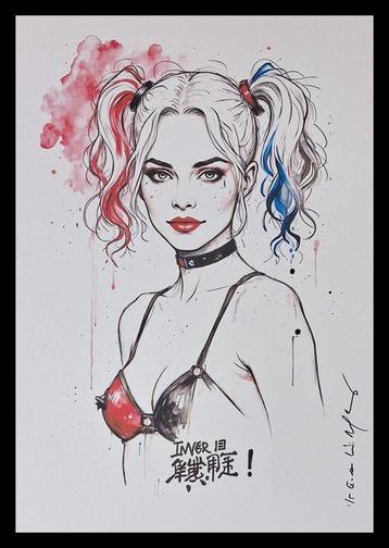 Harley Quinn - Series  Tokyo Pop Icons   by Emma Wildfang, Verzamelen, Nieuw