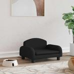 vidaXL Hondenmand 50x40x30 cm stof zwart, Verzenden, Nieuw