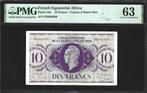 Frans-Equatoriaal-Afrika. - 10 Francs - ND (1944) - Pick 16a