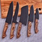 Keukenmes - Pakka wood, met de hand gevouwen staal met