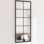vidaXL Miroirs muraux 2 pcs noir 100x40 cm métal, Huis en Inrichting, Woonaccessoires | Spiegels, Verzenden