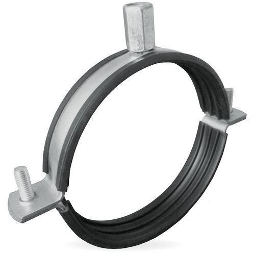 Ophangbeugel voor spiraalbuis galva  500mm met rubber inlag, Bricolage & Construction, Ventilation & Extraction, Envoi