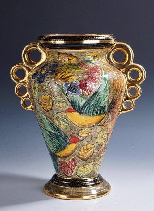 La Faïencerie Hubert Bequet de Quaregnon - Vaas -, Antiek en Kunst, Kunst | Designobjecten