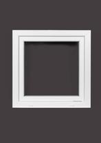 PVC raam draai kiep b90xh90 cm wit, Doe-het-zelf en Bouw, Nieuw, Dubbelglas, 80 tot 120 cm, Ophalen of Verzenden
