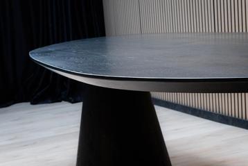 Tafel Organisch eikenhout  Set Kegelpoot  300x125 beschikbaar voor biedingen