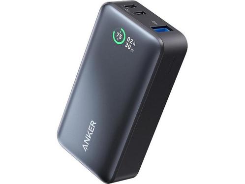 Anker Powerbank 533 (PowerCore 30W) - 10.000mAh - 3 Poorten, Telecommunicatie, Mobiele telefoons | Batterijen en Accu's, Zo goed als nieuw