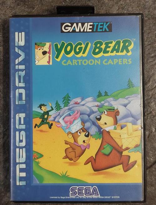Yogi Bear Cartoon Capers (Sega Mega Drive tweedehands game), Games en Spelcomputers, Spelcomputers | Sega, Ophalen of Verzenden