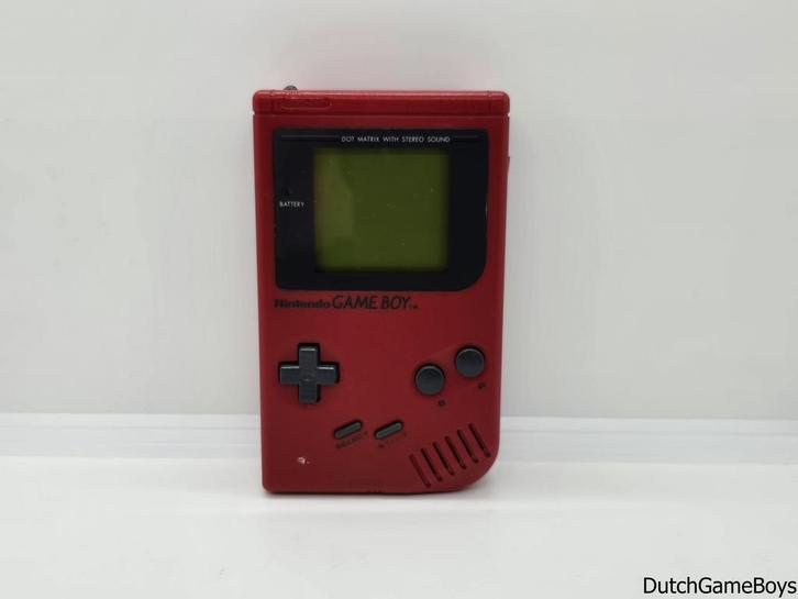 Gameboy Classic - Console - Radiant Red - Play It Loud, Games en Spelcomputers, Spelcomputers | Nintendo Game Boy, Gebruikt, Verzenden