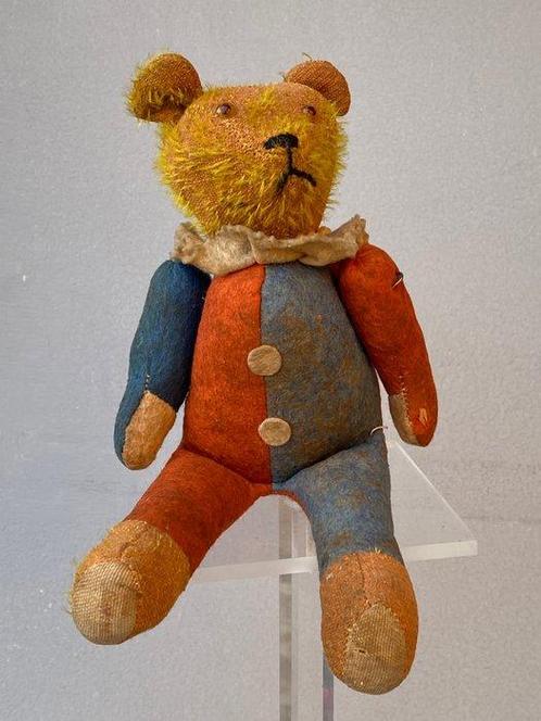 Deans: Harlekin beertje 1910-1920 - Ours en peluche -, Antiquités & Art, Antiquités | Jouets