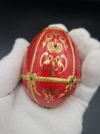 Fabergé ei - Franklin Mint – Œuf “Golden Crown” – House of, Antiek en Kunst