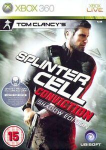 Tom Clancys Splinter Cell: Conviction: Shadow Edition (Xbox, Games en Spelcomputers, Games | Xbox 360, Zo goed als nieuw, Verzenden