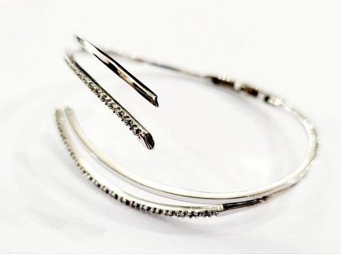 Bracelet - 18 carats Or blanc -  0.67ct. tw. Diamant, Handtassen en Accessoires, Antieke sieraden