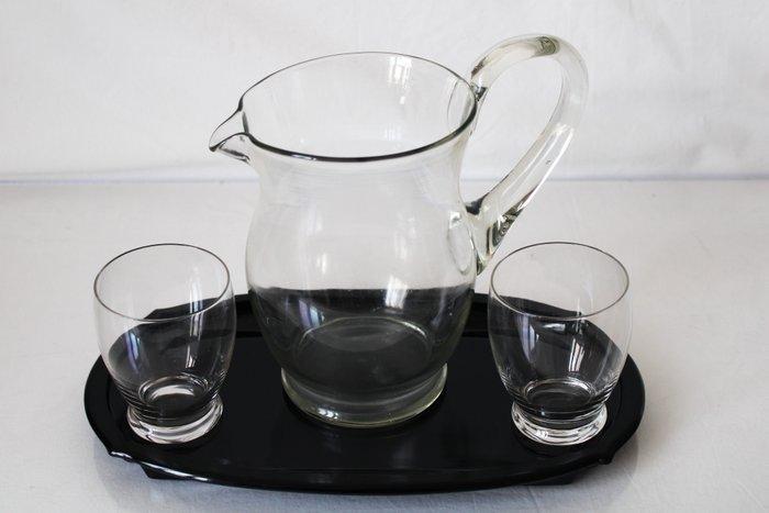 Kristalunie Maastricht - W.J. Rozendaal - Drinkservies (4) -, Antiek en Kunst, Antiek | Glaswerk en Kristal