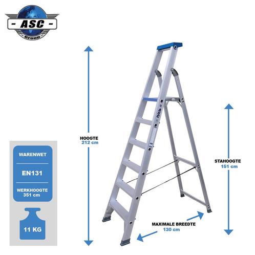 ASC Bordestrap, Doe-het-zelf en Bouw, Ladders en Trappen, Trap, Nieuw, Verzenden
