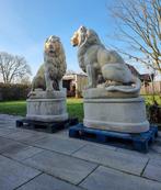 Sculpture dextérieur, XXL Gate keepers - Seated lions - 180