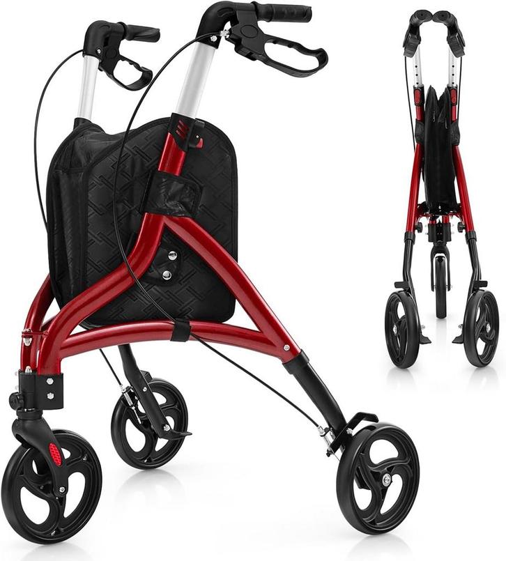 Rollator - Lichtgewicht en opvouwbaar - Binnen & Buiten - Ro, Diversen, Rollators, Nieuw, Verzenden