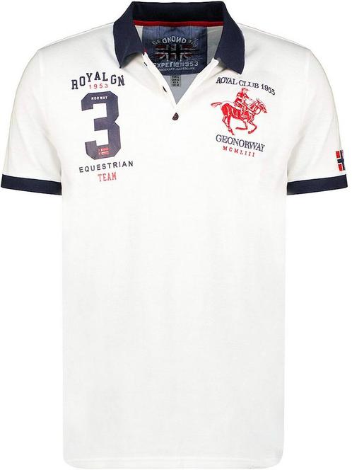 Geographical Norway Polo Klub Wit, Kleding | Heren, T-shirts, Verzenden