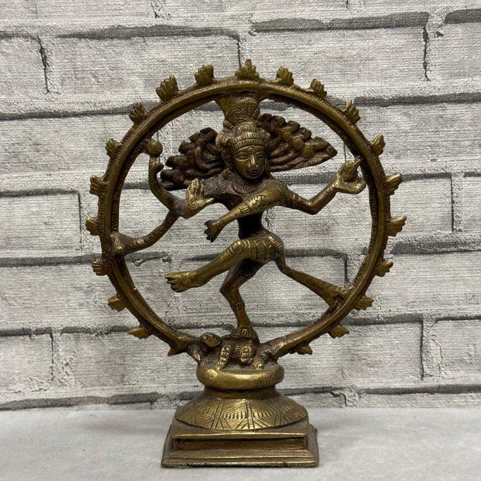 Beeldje, Pair of Ganesha Statue and Shiva Nataraja - 18 cm -, Antiek en Kunst, Kunst | Niet-Westerse kunst