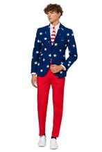 USA Stars Stripes Pak Heren OppoSuits, Kleding | Heren, Nieuw, Verzenden