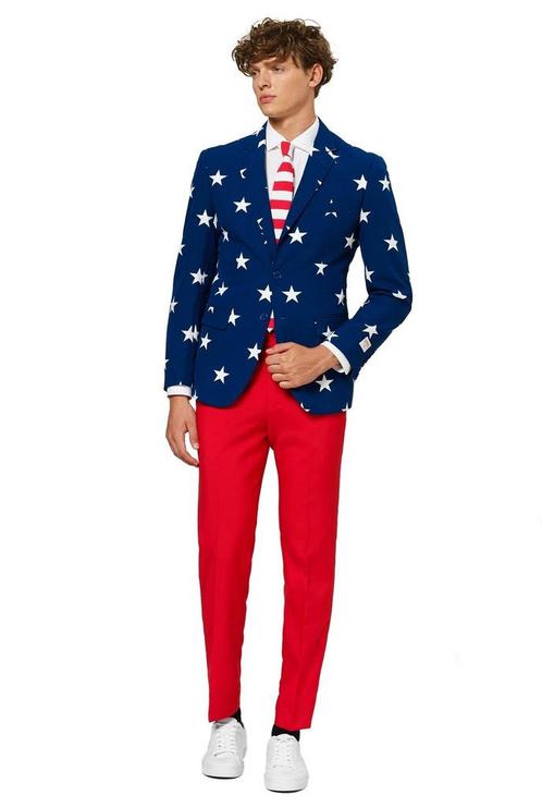 USA Stars Stripes Pak Heren OppoSuits, Vêtements | Hommes, Costumes de carnaval & Vêtements de fête, Envoi