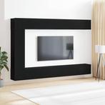 vidaXL Tv-meubelset 9 pcs Zwart eiken 30,5 x 30 x 110 cm, Verzenden, Nieuw