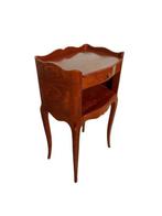 Nachtkastje - Kersenhout - Met lade en opbergvak