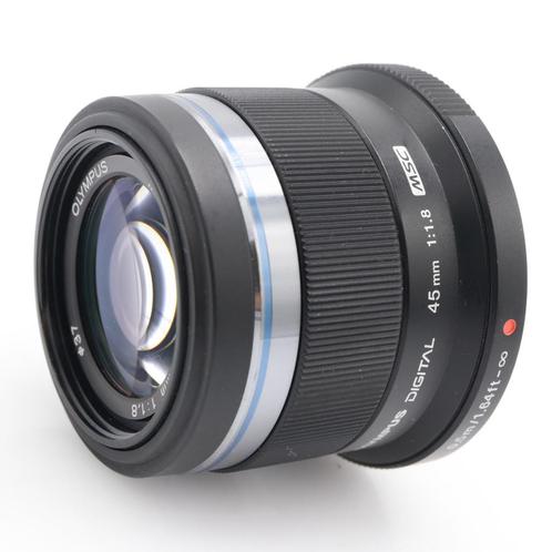 Olympus MFT 45mm F/1.8 noir M.Zuiko Digital occasion, Audio, Tv en Foto, Foto | Lenzen en Objectieven, Ophalen of Verzenden