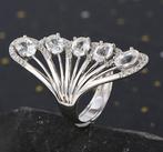 Sans prix de réserve - Bague - 18 carats Or blanc, Argent -, Handtassen en Accessoires, Ringen, Nieuw