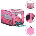 vidaXL Kinderspeeltent met 250 ballen 70x112x70 cm roze, Verzenden, Nieuw