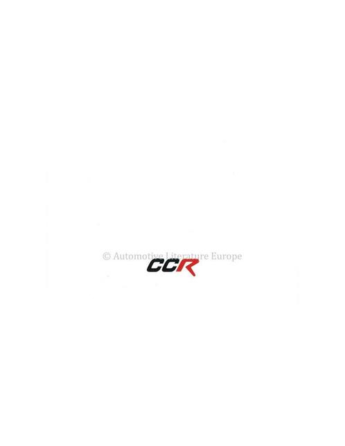 2004 KOENIGSEGG CCR BROCHURE ENGELS, Livres, Autos | Brochures & Magazines