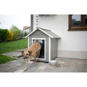Eco-stal van kunststof hondenhok hendry 101x88x98 cm - kerbl, Animaux & Accessoires, Accessoires pour chiens