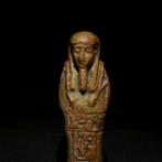 Oud-Egyptisch Shabti. 11 cm hoog. Laatste Periode, 664 - 332