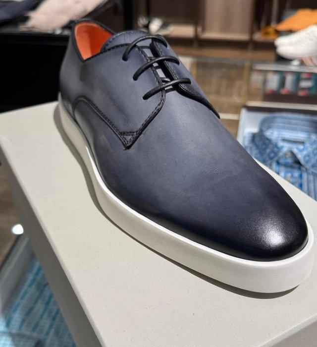 Santoni - Veterschoenen - Maat: EU 42.5, Kleding | Heren, Schoenen