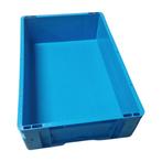 Euro stapelbak 600x400x170 blauw als nieuw licht gebruikt, Ophalen of Verzenden