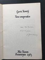 Gerrit Komrij - Twee toespraken - Oplage 30 - 1983