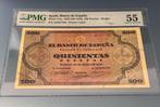 Espagne. - 500 Pesetas 1938 - Pick 114a, Postzegels en Munten