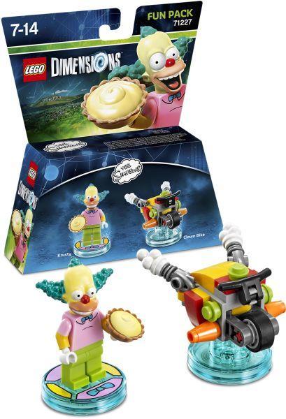LEGO Dimensions Fun Pack The Simpsons-Krusty the Clown, Verzamelen, Poppetjes en Figuurtjes, Ophalen of Verzenden