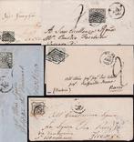 Italiaanse oude staten - Pauselijke Staat  - Kavel met 4, Postzegels en Munten, Gestempeld