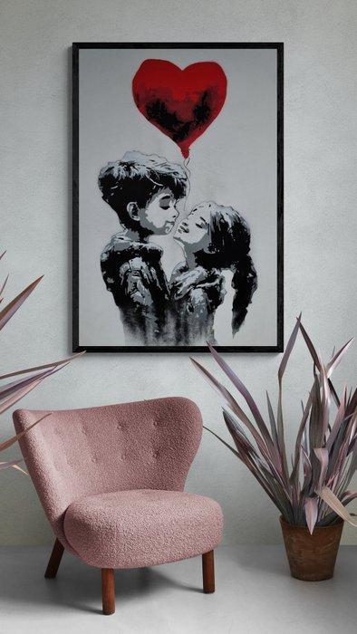 Asko - In Love - XXL Canvas - Graffiti Stencil Art, Antiek en Kunst, Kunst | Schilderijen | Modern