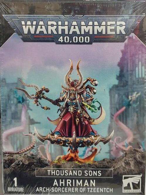 Thousand Sons Ahriman Arch-Sorcerer (Warhammer nieuw), Hobby & Loisirs créatifs, Wargaming, Enlèvement ou Envoi