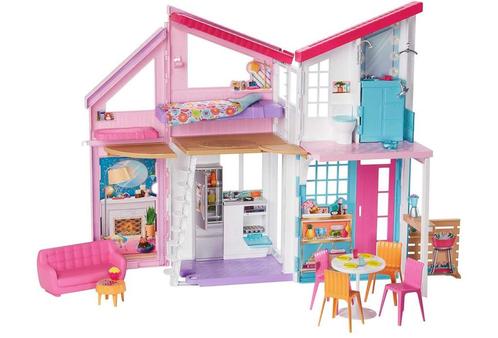 Mattel Barbie Malibu Huis Speelset FXG57, Kinderen en Baby's, Speelgoed | Duplo en Lego, Verzenden
