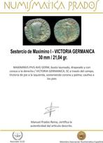 Romeinse Rijk. Maximinus Thrax (235-238 n.Chr.). Sestertius, Postzegels en Munten