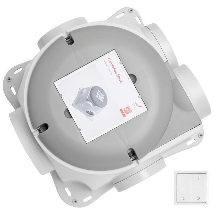 Zehnder Woonhuisventilator Comfofan Silent 460 m3/h met voch, Electroménager, Ventilateurs, Envoi