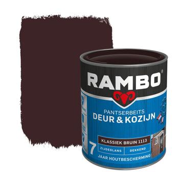 Rambo Pantserbeits Deur & Kozijn Dekkend Klassiekbruin 0.75L beschikbaar voor biedingen