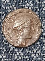 Romeinse Republiek. Cn. Plancius, 55 v.Chr.. Denarius