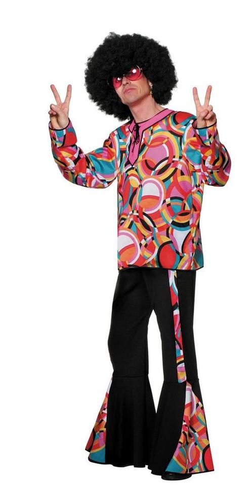 Disco Kostuum Pop-Art, Kleding | Heren, Carnavalskleding en Feestkleding, Nieuw, Verzenden