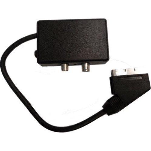 RF-modulator Scart-converter naar RF-antenne - Zwart, Audio, Tv en Foto, Audiokabels en Televisiekabels, Nieuw