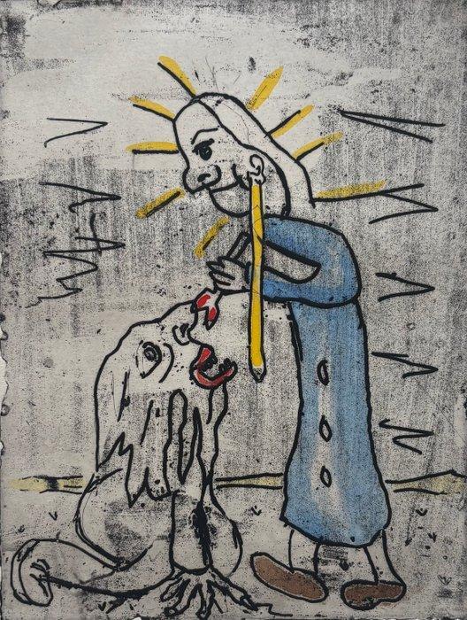 Fred Bervoets (1942) - Fred bij de tandarts, Antiek en Kunst, Antiek | Overige Antiek